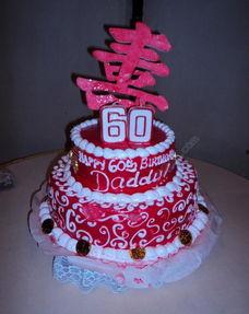 60大寿生日蛋糕图片,甜蜜共享——60大寿生日蛋糕风采展示